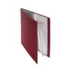 File Book 10 Sleeves (PP, A4, 1 Unit), Burgundy