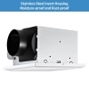 JOEAONZ Bathroom Fan 110 CFM Energy-Saving Household Bath Vent Extractor