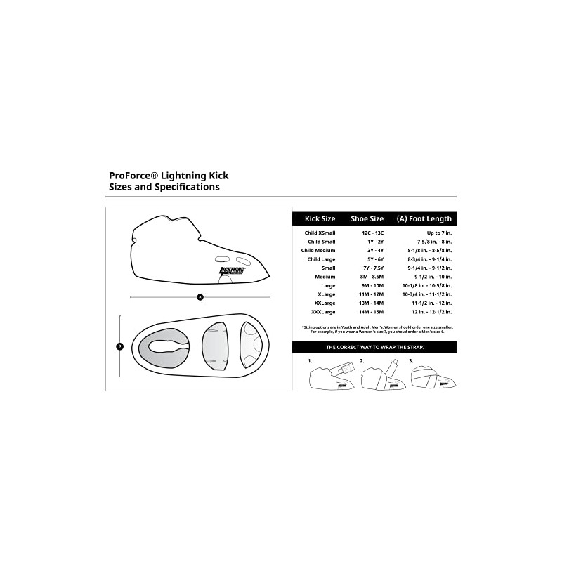 Pro Force Lightning Kicks Sparring Shoes/Footgear