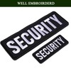 Harsgs Security Patches, Large Size Embroidered Patches Hook and Loop