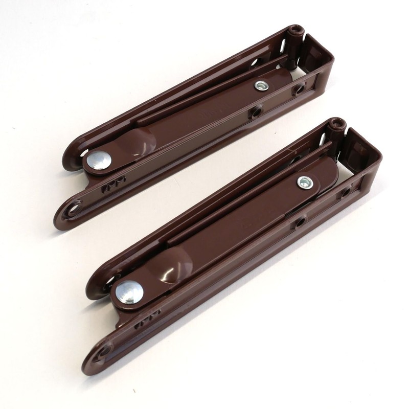 Tanner Folding Metal Shelf Brackets, Set of 2