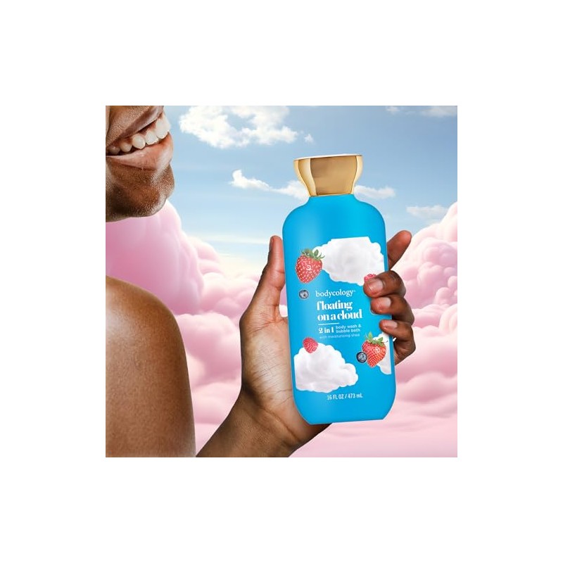 Bodycology 2 en 1 Body Wash Baño de Burbujas, Floating