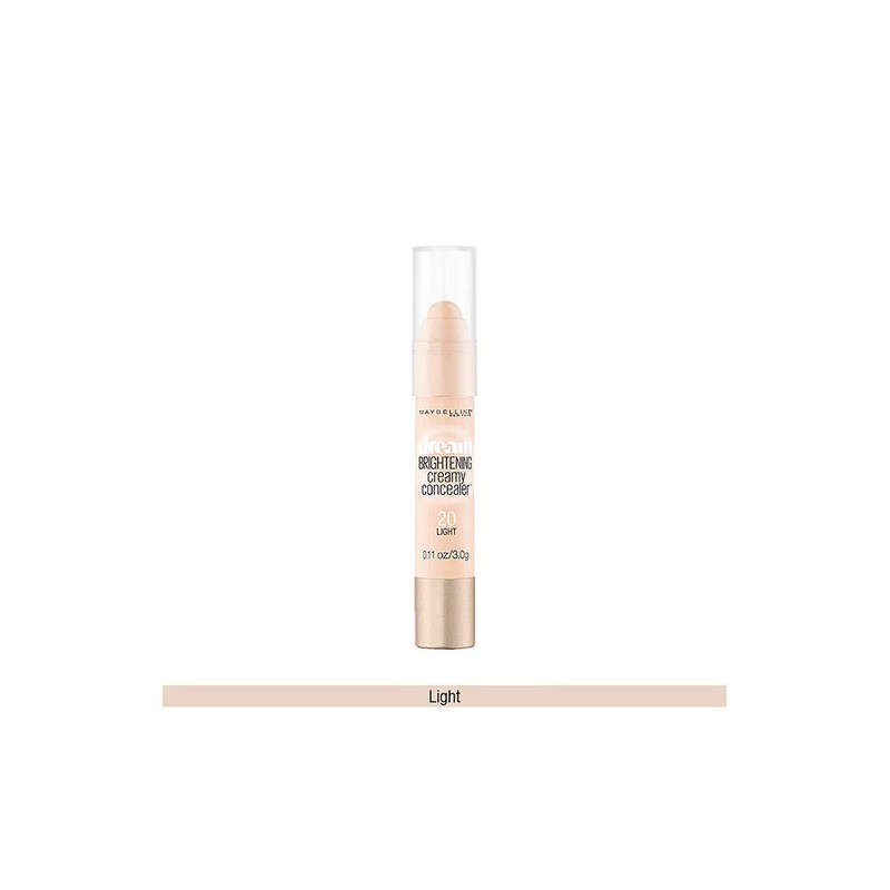 Maybelline New York Dream Brightening Creamy Concealer, Light, 0.11 oz.