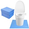 25 Pack Disposable Toilet Mats Absorbent Toilet Floor Protector from