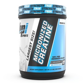 BPI Sports 100% Monohidrato de Creatina Micronizada - 1000 gr - 200 Porciones (1000 gr)