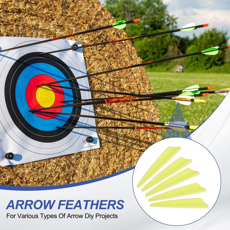 PATIKIL Arrows Vanes, 36 Pack 2.5 Inch Arrow Fletching Archery