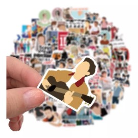 One Direction 50 Calcomanias Stickers Pvc Contra Agua 1d Pop