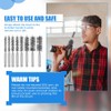 8 Pcs Metal Bore Wire Drill Brush Wire Brush Set
