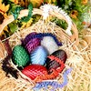 Impossmaker 6PCS Mini 3D Printed Easter Dragon Eggs with 3D