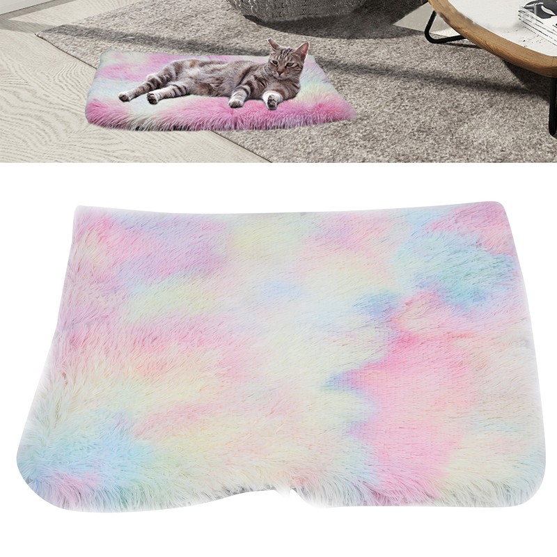 2 in 1 Pet Cat Mat Bed Colorful Cushion Pad