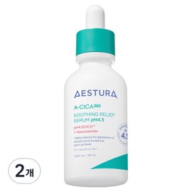 Aestra Asica 365 Trace Calming Serum pH 4.5, 40ml, 2 pcs / 에스트라 에이시카 365 흔적 진정 세럼 pH4.5, 40ml, 2개