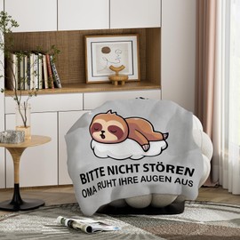 KAAYEE Grandma Gift, Soft Blanket, Meaningful Gifts for Grandma for Christmas, Birthday, Mother's Day, Birthday Gift, Mother's Day Gift for Grandma from Grandson, 1.3 x 1.5 m