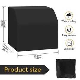 Upright Piano Cover, Heavy Duty Piano Cover For Fit an Acoustic Upright/Console Piano, 600D Dustproof Waterproof Piano Protective Cover , Block Sunlight, Moisture, Dust
