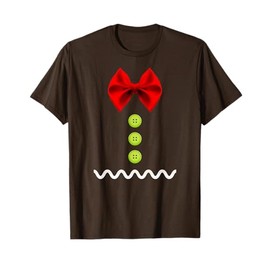 Gingerbread Man Christmas Costume for Kids & Adults T-Shirt