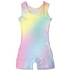 uideazone Girls Rainbow Leotards for Gymnastics Size 7 8 Sparkly