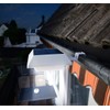 Lunartec Outdoor Garden Lighting: Solar LED Gutter Light with PIR