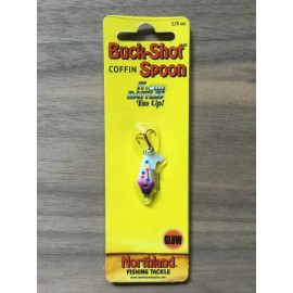 Northland Fishing Tackle - Buck-Shot® Coffin Spoon - Various Colors - 1/8 oz. - Purple Wonder