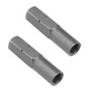 ECSiNG 2pcs Manual/Electric Screwdriver Bit Adapter Screwdriver Hexagonal Handle Adapter