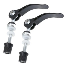 2 Pcs Bicycle Seatpost Clamps Aluminum Alloy Bike Seat Clamps Quick Release Skewer Bolt Clips for Folding Bicycle Mountain Bike