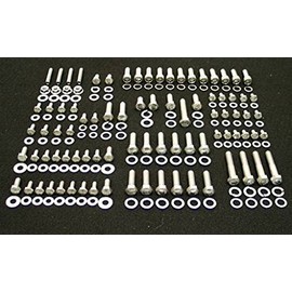 ALLOYBOLTZ - Small Block Chevy SBC 265 283 305 307 327 350 400 Stainless Engine HEX Bolt KIT