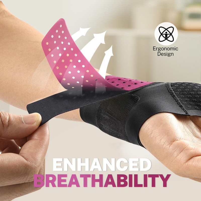Ultra Thin Carpal Tunnel Wrist Brace with Soft Thumb Design
