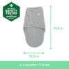 Ingenuity Original Muslin Baby Swaddle, 100% Cotton, Improves Sleep &