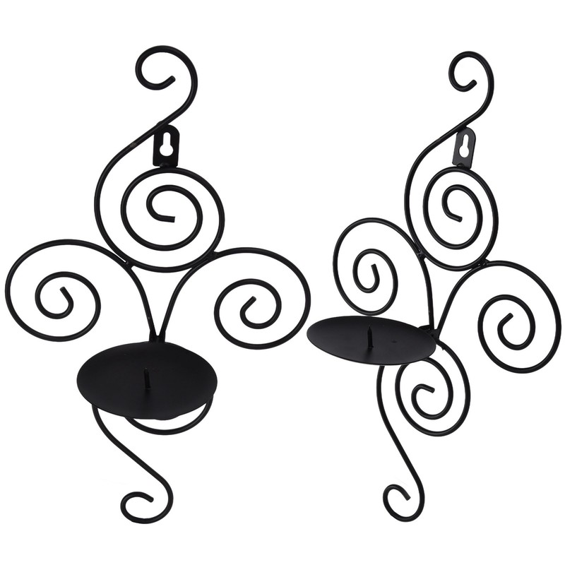 Wall Mounted Candle Stick Elegant Candle Holder for Living Room