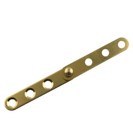 JCBIZ 2PCS 360 Degree Rotatable Golden Brass Antique Cabinet Door Hinges