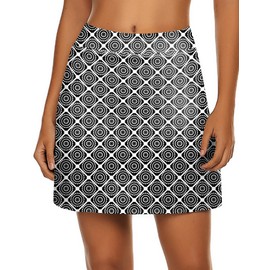 Ekouaer Skorts for Women Active Sport Running Short Two Layer Golf Tennis Skirts Gym Workout