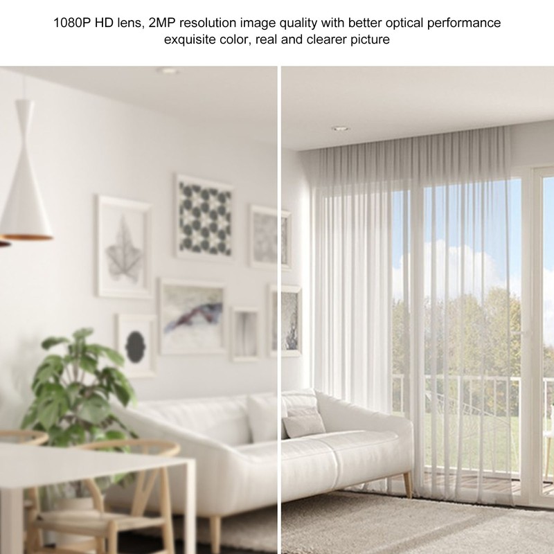 Smart Security Camera 1080P Wireless Connection Two Way Audio Remote