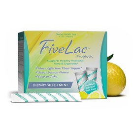 FiveLac Lemon Probiotic Powder - Smooth Digestive Support