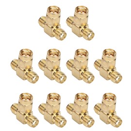SMA Tee Adapter Wide Bandwidth OFC Radio Frequency Connector Kit for GPS System