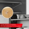 LouMaxx Angle Shelf Support with Pin and Screw | Set