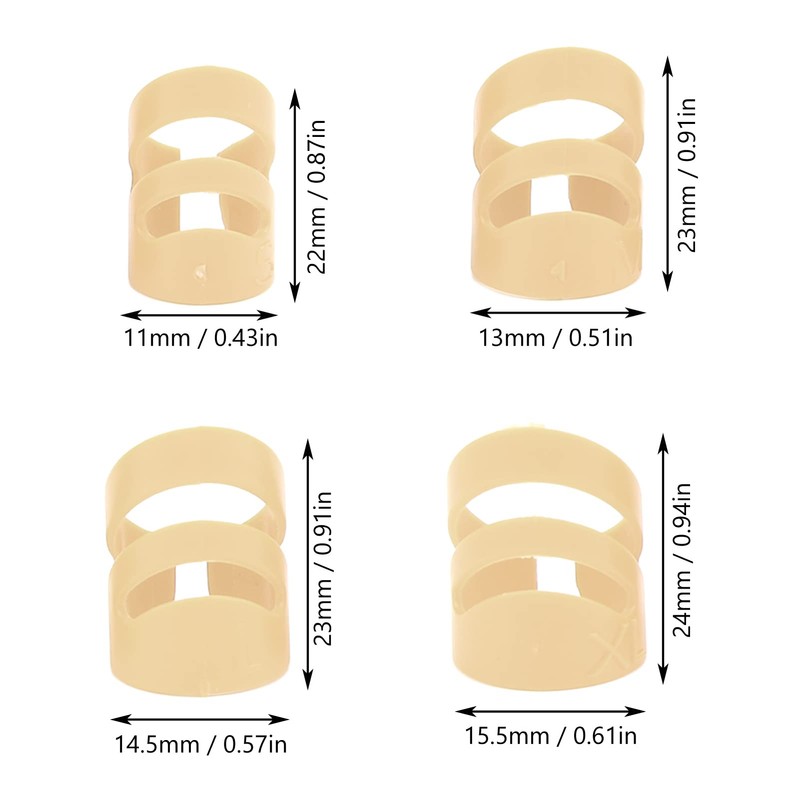 Guitar Picks, 4Pcs Thumb Picks Finger Pick Pack Guitar Finger