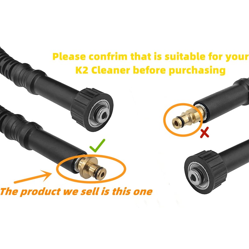 YUET 5M High Pressure Washer Replacement Hose for Kärcher K