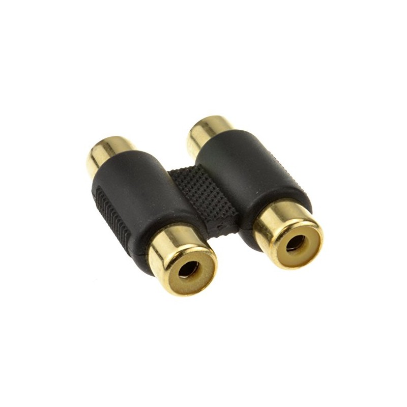 kenable Phono RCA Coupler Twin Socket to Twin Socket Audio/Video