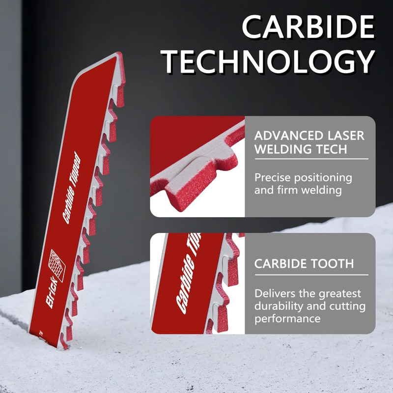 PAYA Carbide Reciprocating Saw Blade for Aerated Concrete & Hollow