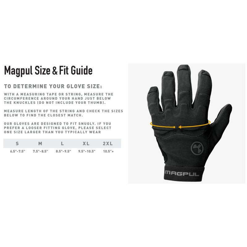 Magpul Flight Glove 2.0 Nomex Flight Gloves, Black, Medium