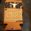 Texas LONGHORNS, Get Up. Koozie Can Coolers (Brandnew) USA MADE!