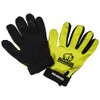 Rhino Unisex-Youth Pro Full Finger Rugby Glove, Black, MB/LB,White