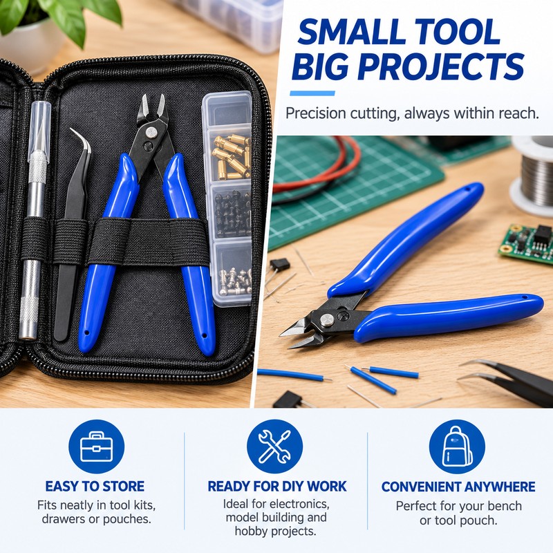 Carbon Steel Diagonal Pliers for Precision Cutting – Side Nipper