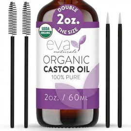 Eva Naturals Castor Oil 60ml, 1 pc / 에바 내츄럴스 캐스터 오일 60ml, 1개