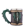 ToyKing Viking Beer Mug Jumbo Stainless Steel Resin Dragon Mug