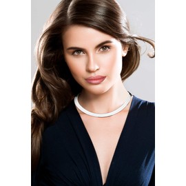 Miabella Solid 925 Sterling Silver Italian 10mm Wide Herringbone Chain Necklace for Women Men | Made in Italy, Sterling Silver, No Gemstone