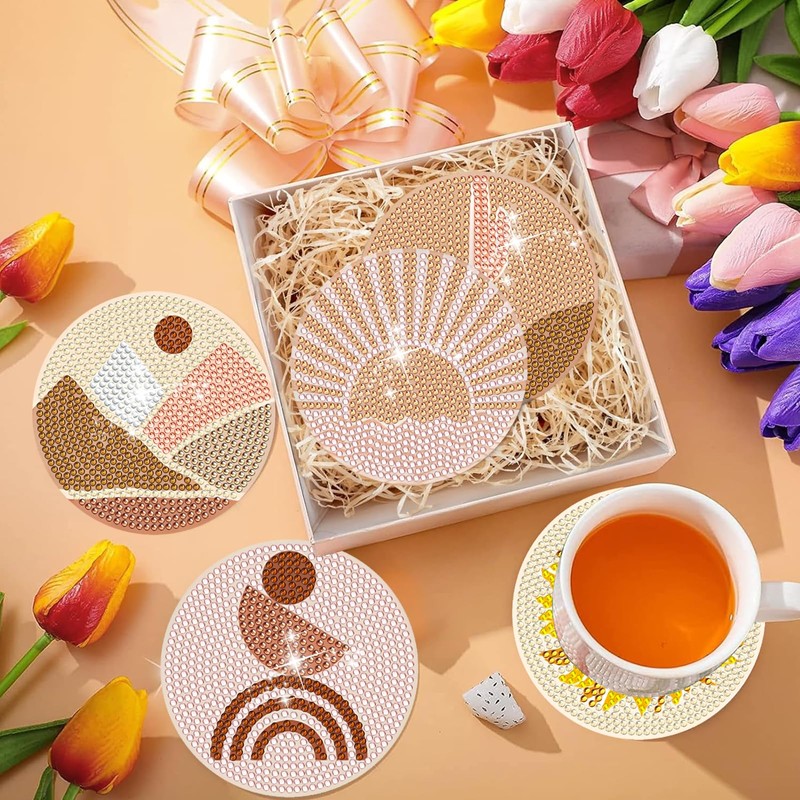DOTSOPS 6 Pcs Diamond Art Kits for Adults Diamond Art