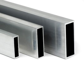 AW-6060 Aluminium Rectangular Tube 25 x 10 x 2 mm Length 750 mm (75 cm) on Cut