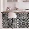 InHome NH2956 Avignon Peel & Stick Backsplash Tiles, Black
