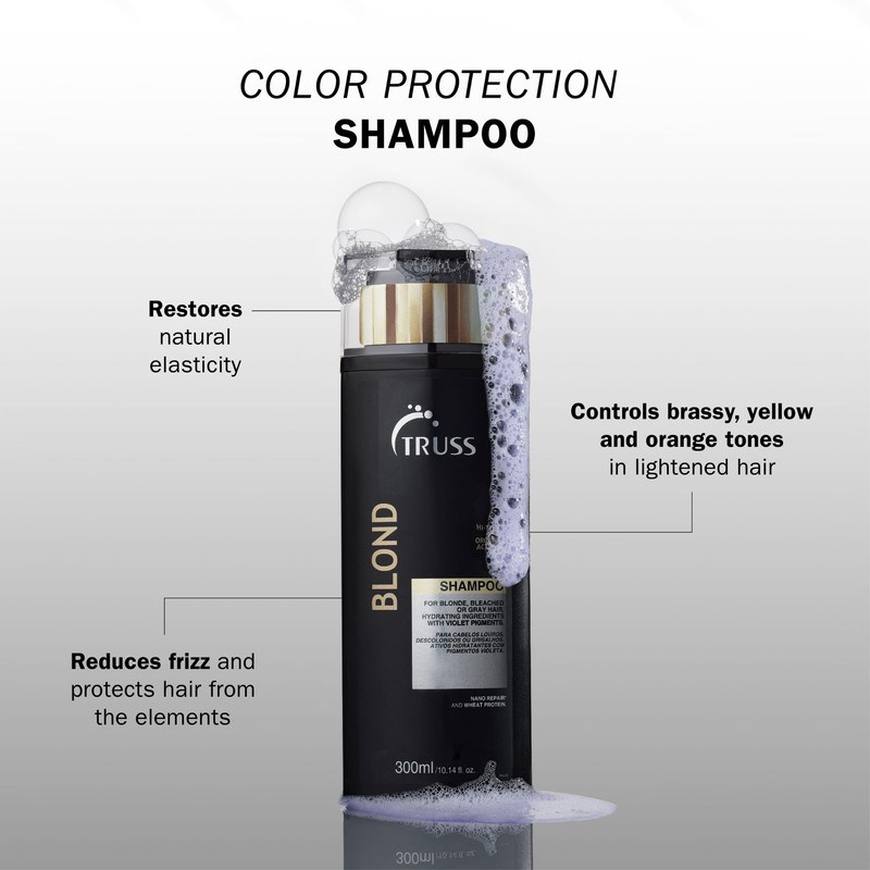 TRUSS Purple Shampoo & Toner for Blonde Hair - Blond