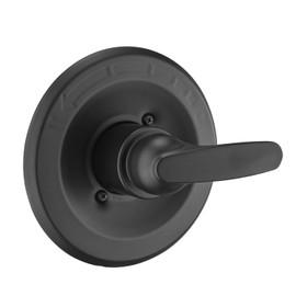 Shower Trim Kit Compatible with Delta 13/14 Series, Shower Cover Plate with Handle (Valve& Catridge Not Inclued) (Matte Black)