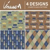 Vnaaem Fathers Day Wrapping Paper - 4 Design Father Gift